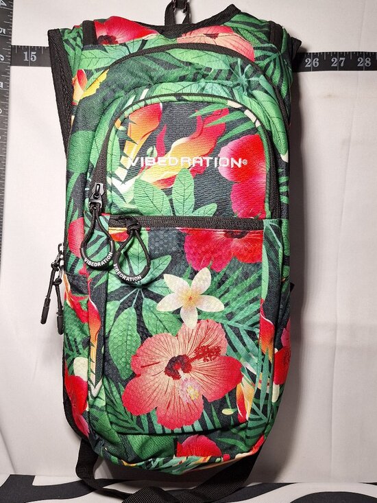 Vibedration Hydration Backpack w/o bladder - Tropical - Used main image 6